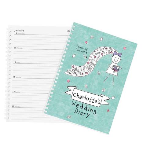 Personalised Purple Ronnie A5 Bride Wedding Diary £7.99